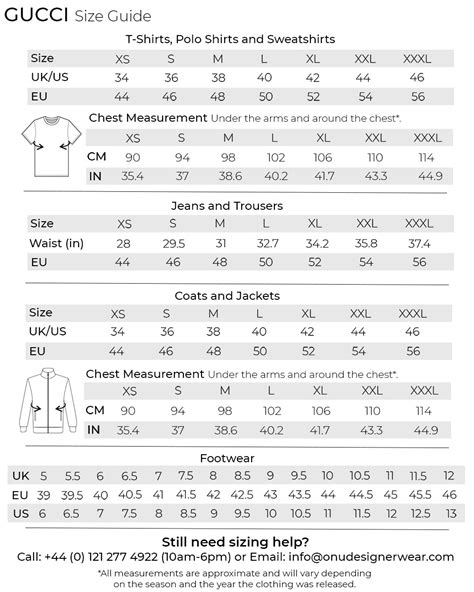 gucci men size chart|gucci men's shirt size chart.